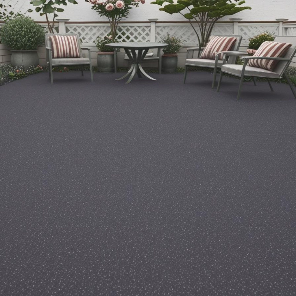 Black Resin Patio in Coedpoeth