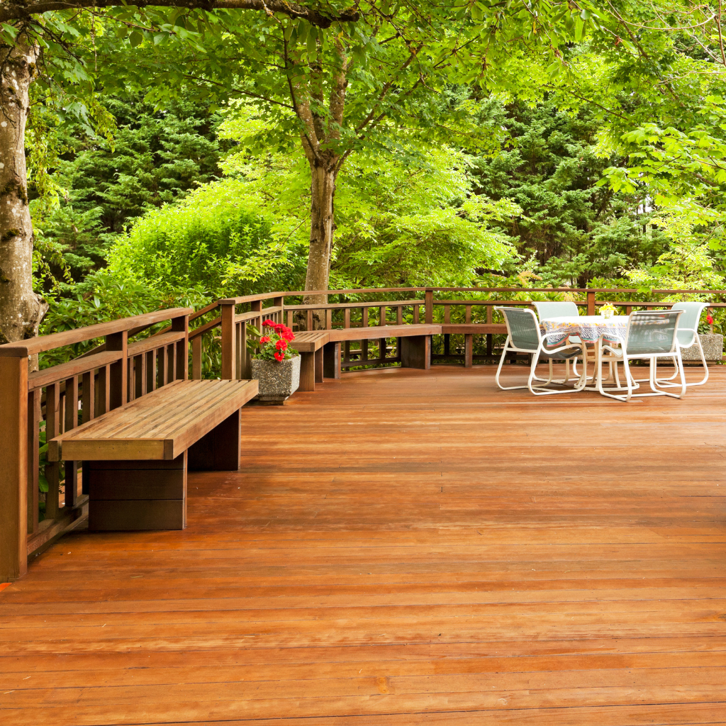 Decked Patios in Coedpoeth