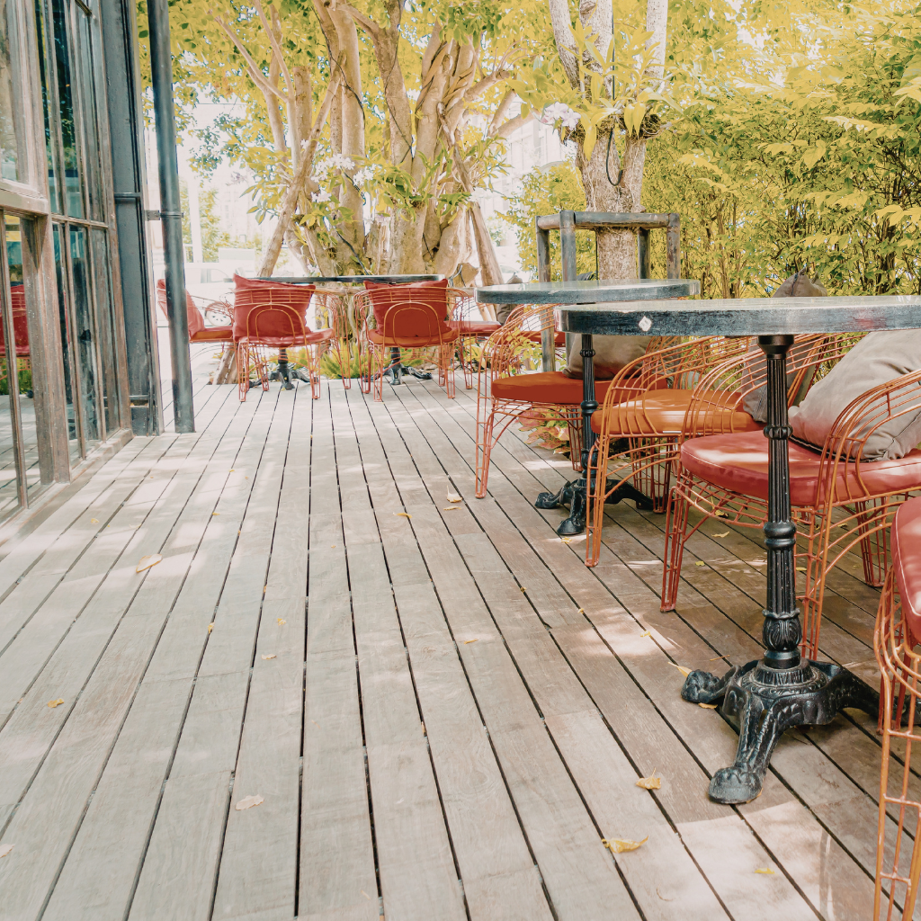 New Decked Patios in Coedpoeth